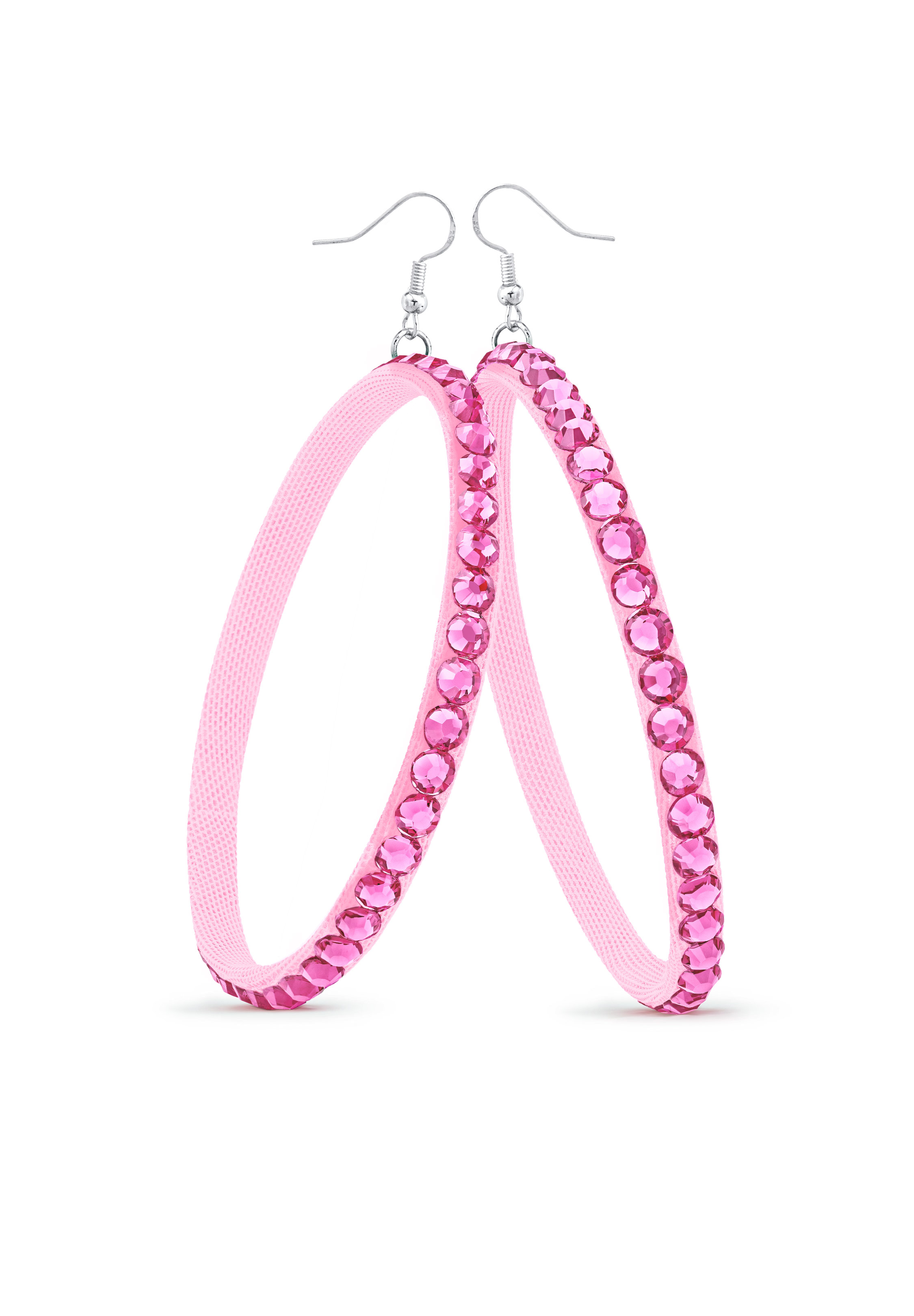 TEST - Soft Hoop Earring-Rose-Rose Pink