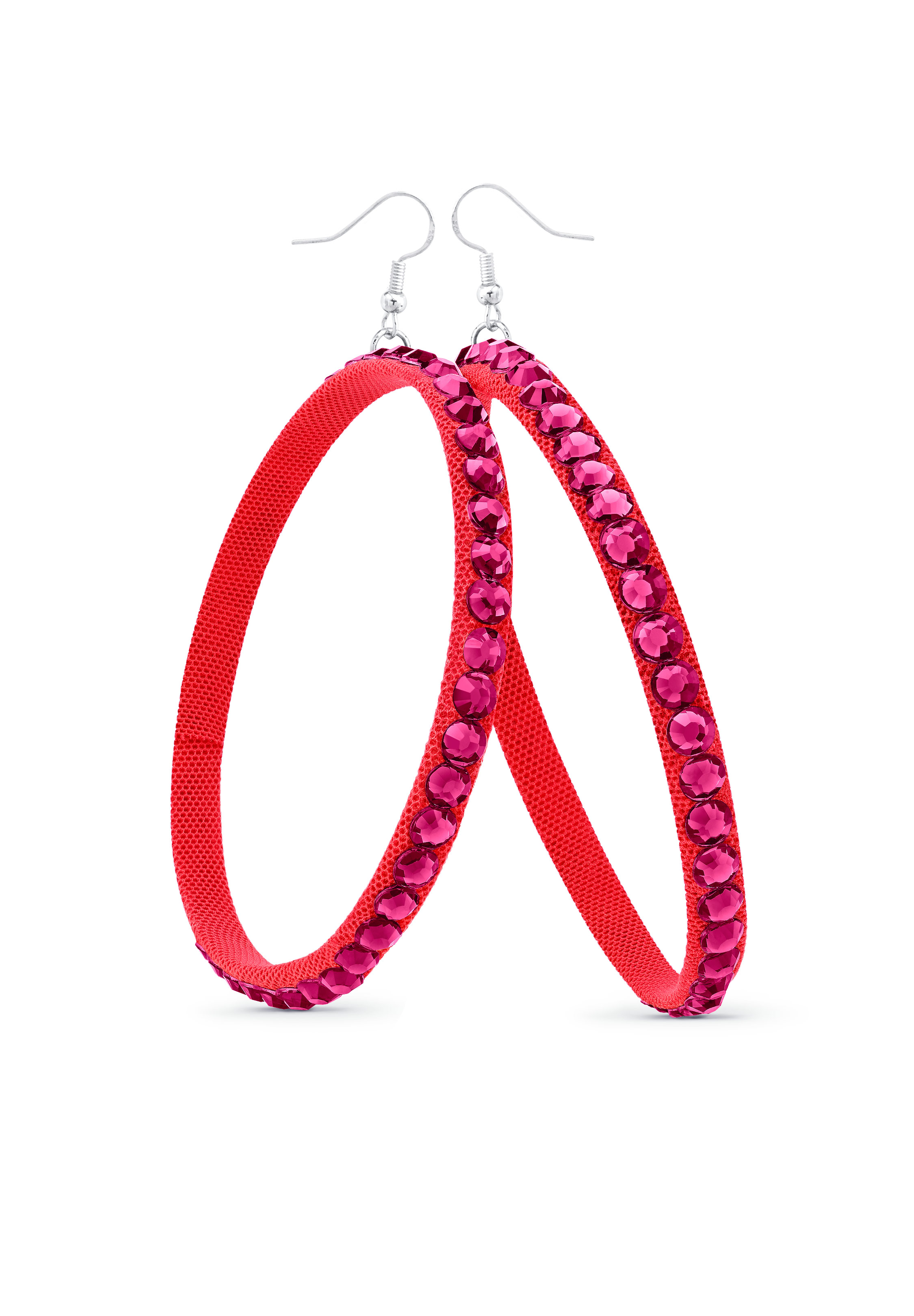 TEST - Soft Hoop Earring-Ruby-Scarlet