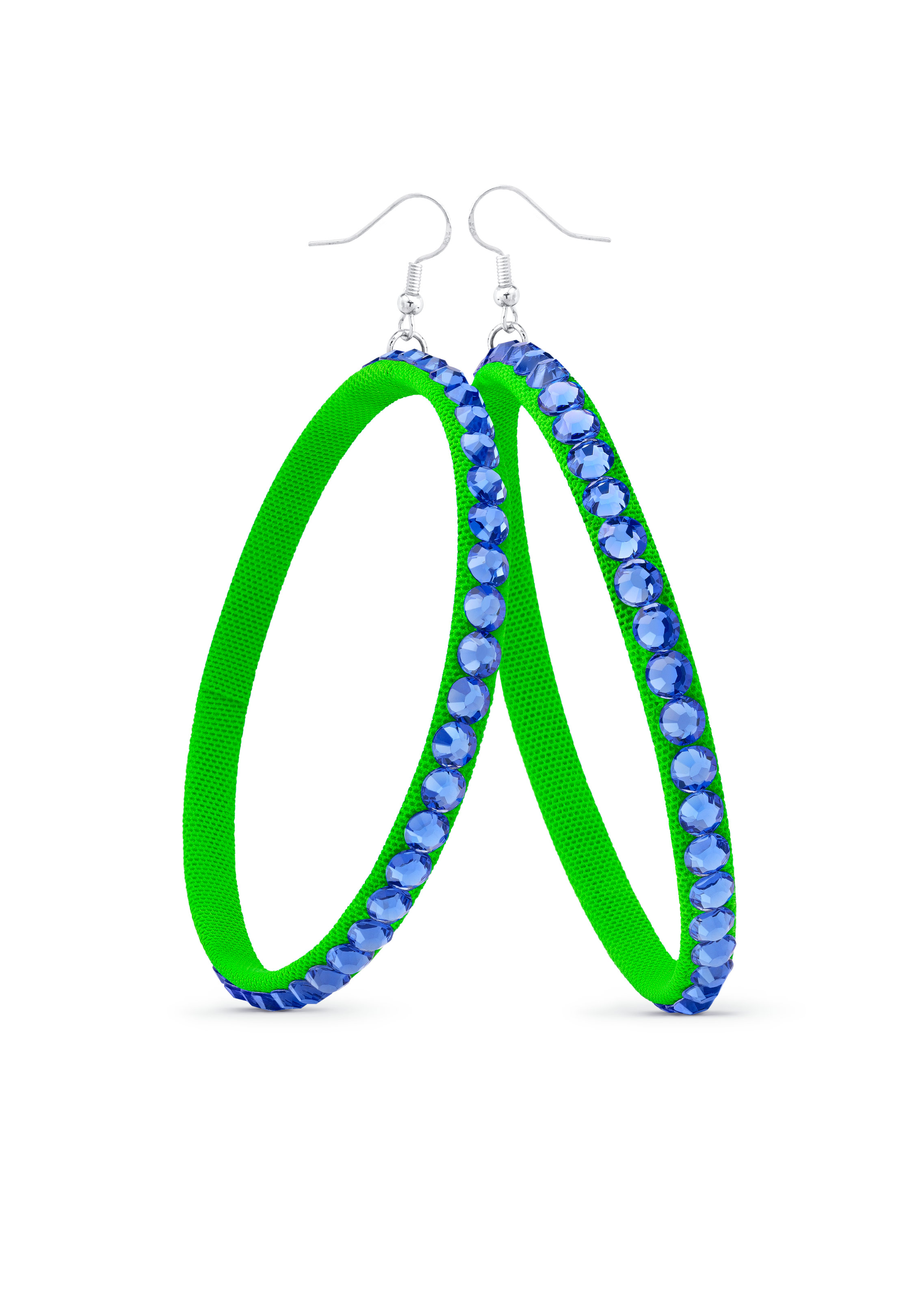 TEST - Soft Hoop Earring-Sapphire-Apple Blossom
