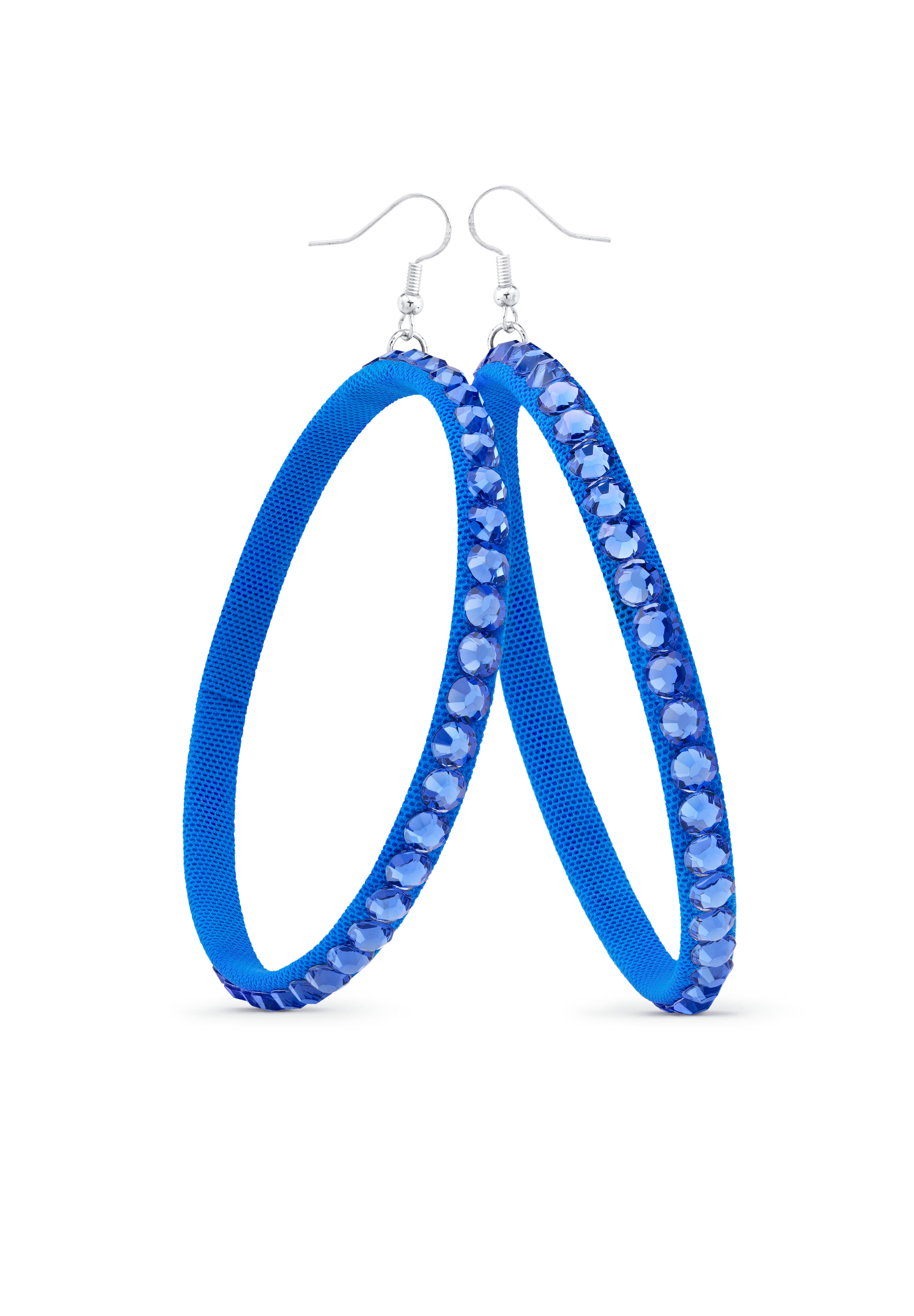 TEST - Soft Hoop Earring-Sapphire-Ocean Blue