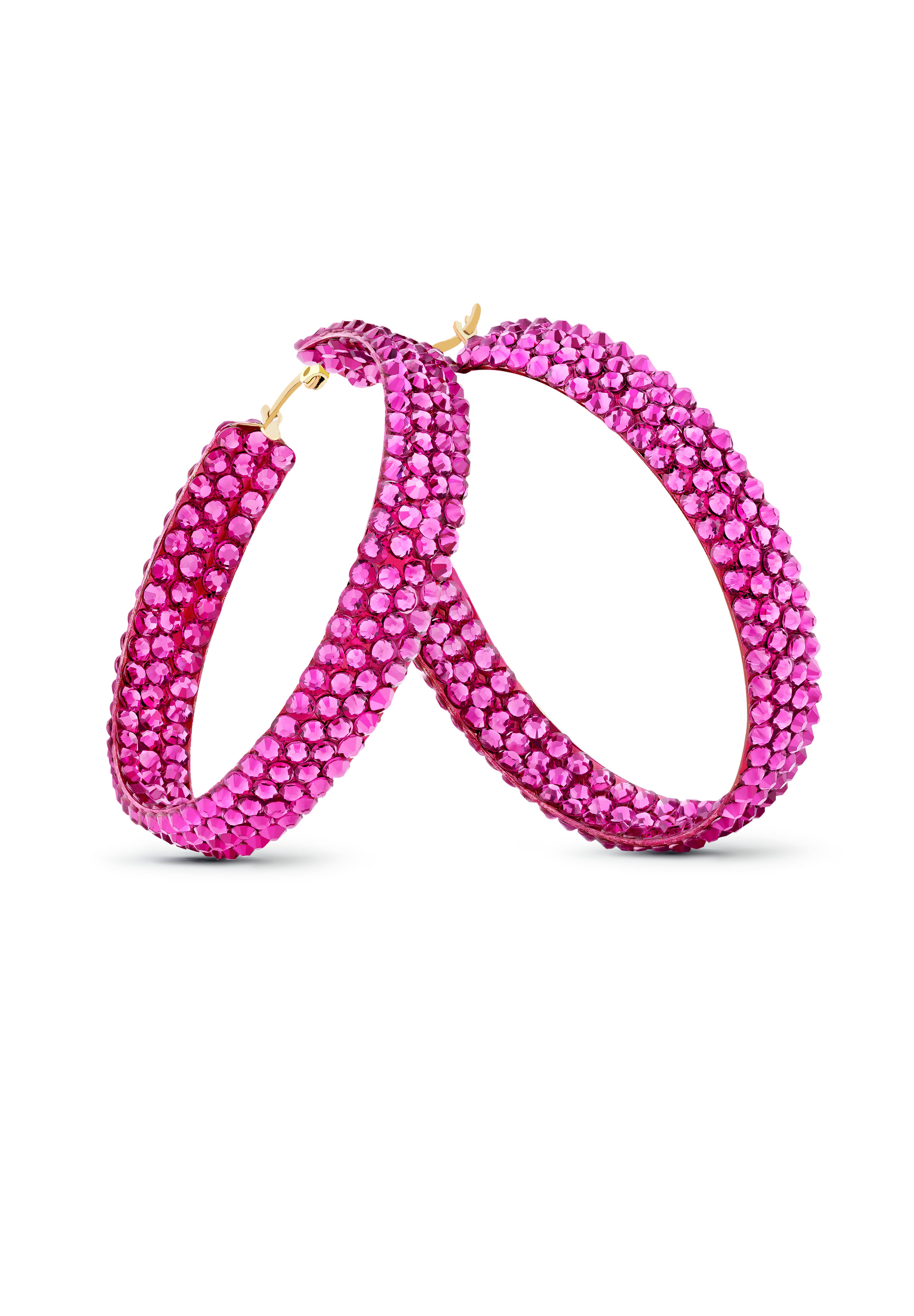 Triple Sparkle Earrings HE/L PE-Fuchsia