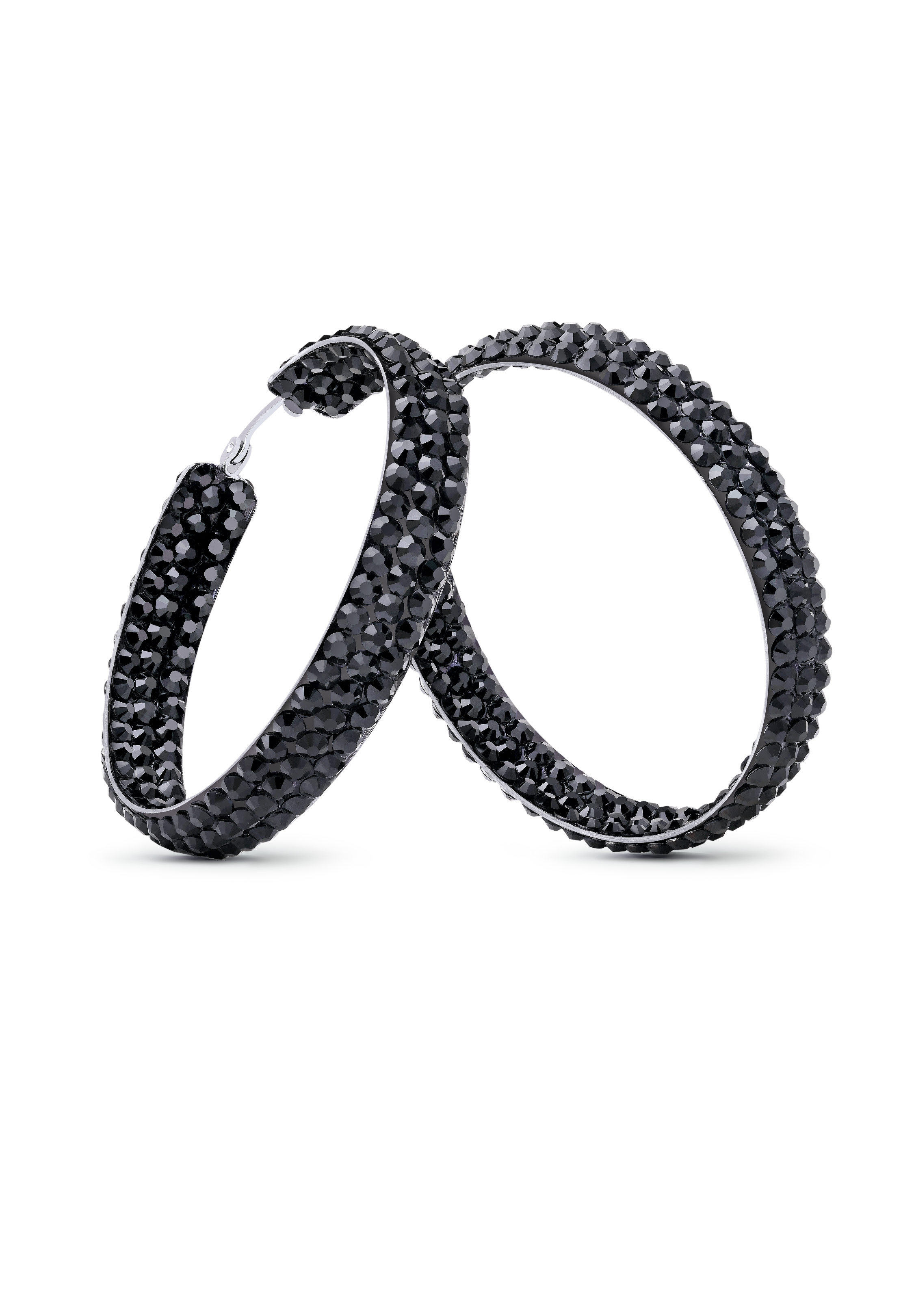 Triple Sparkle Earrings HE/L PE-Jet