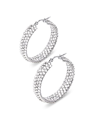 Triple Sparkle Earrings HE/M PE-Crystal