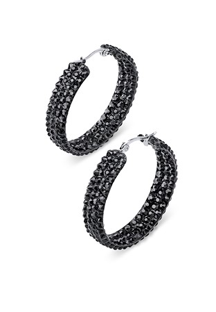 Triple Sparkle Earrings HE/M PE-Jet