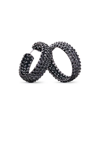 Triple Sparkle Earrings HE/S PE-Jet