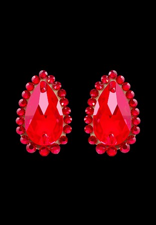 Zerlina Crystal Earring DCE901-1-Light Siam