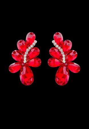 Zerlina Crystal Earring DCE916-1-Light Siam