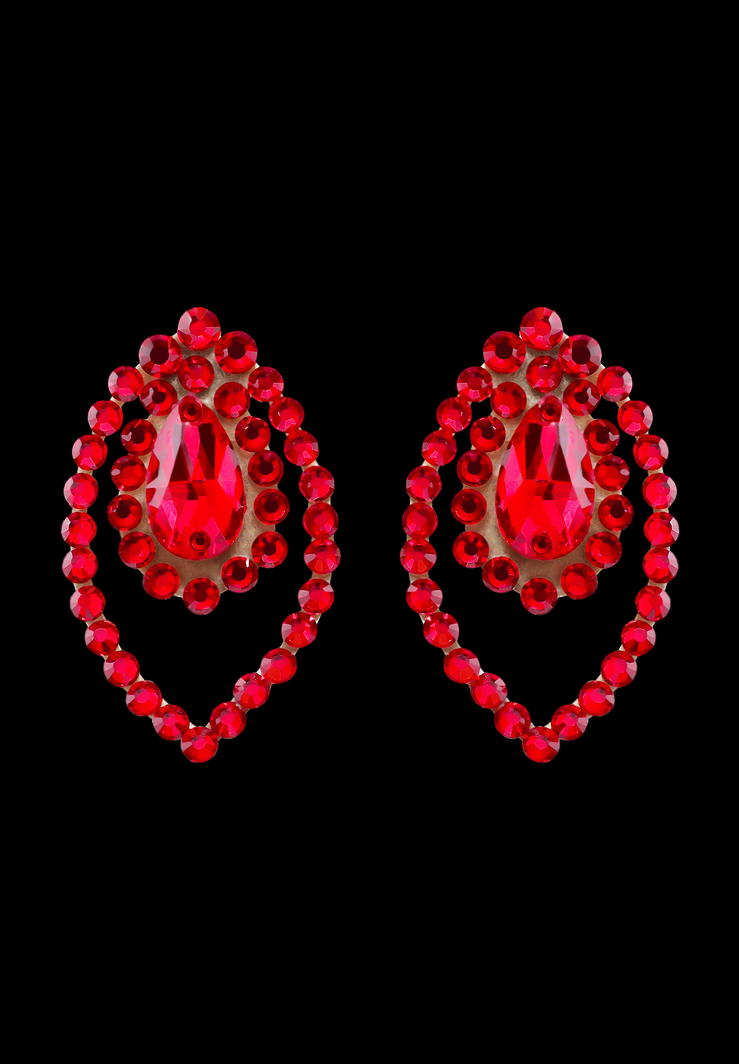 Zerlina Crystal Earring DCE920-1-Light Siam