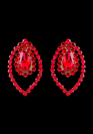 Zerlina Crystal Earring DCE920-1-Light Siam