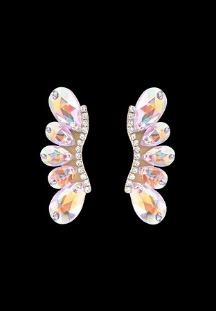 Zerlina Crystal Earrings DCE907-Crystal AB