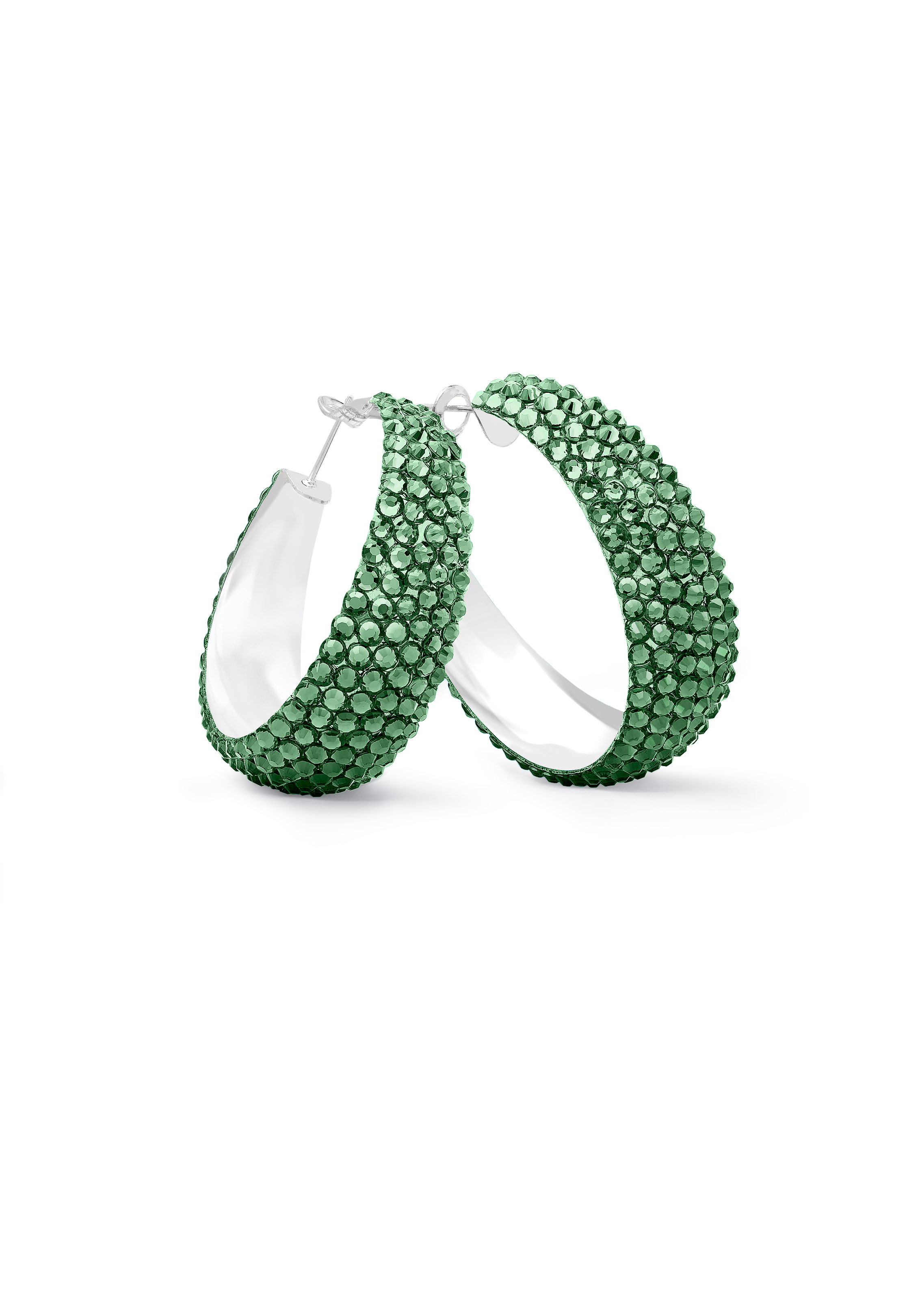 Zerlina Crystal Hoop Earrings - test data-L (1.75 X 1.75 inch)-Erinite