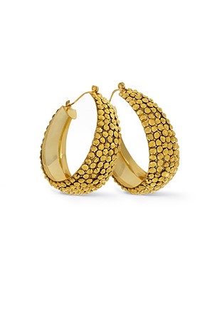 Zerlina Crystal Hoop Earrings-L (1.75 X 1.75 inch)-Gold