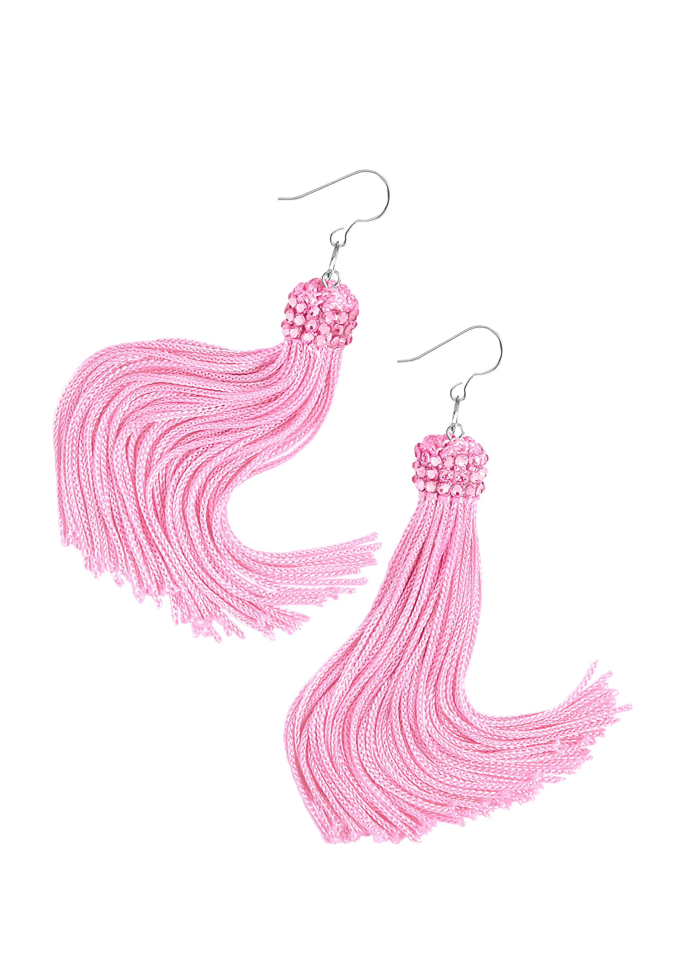 ピアス Fay Rose Gold Fringes Crystal Earrings ROSE GOLD PLATED LARGE 2