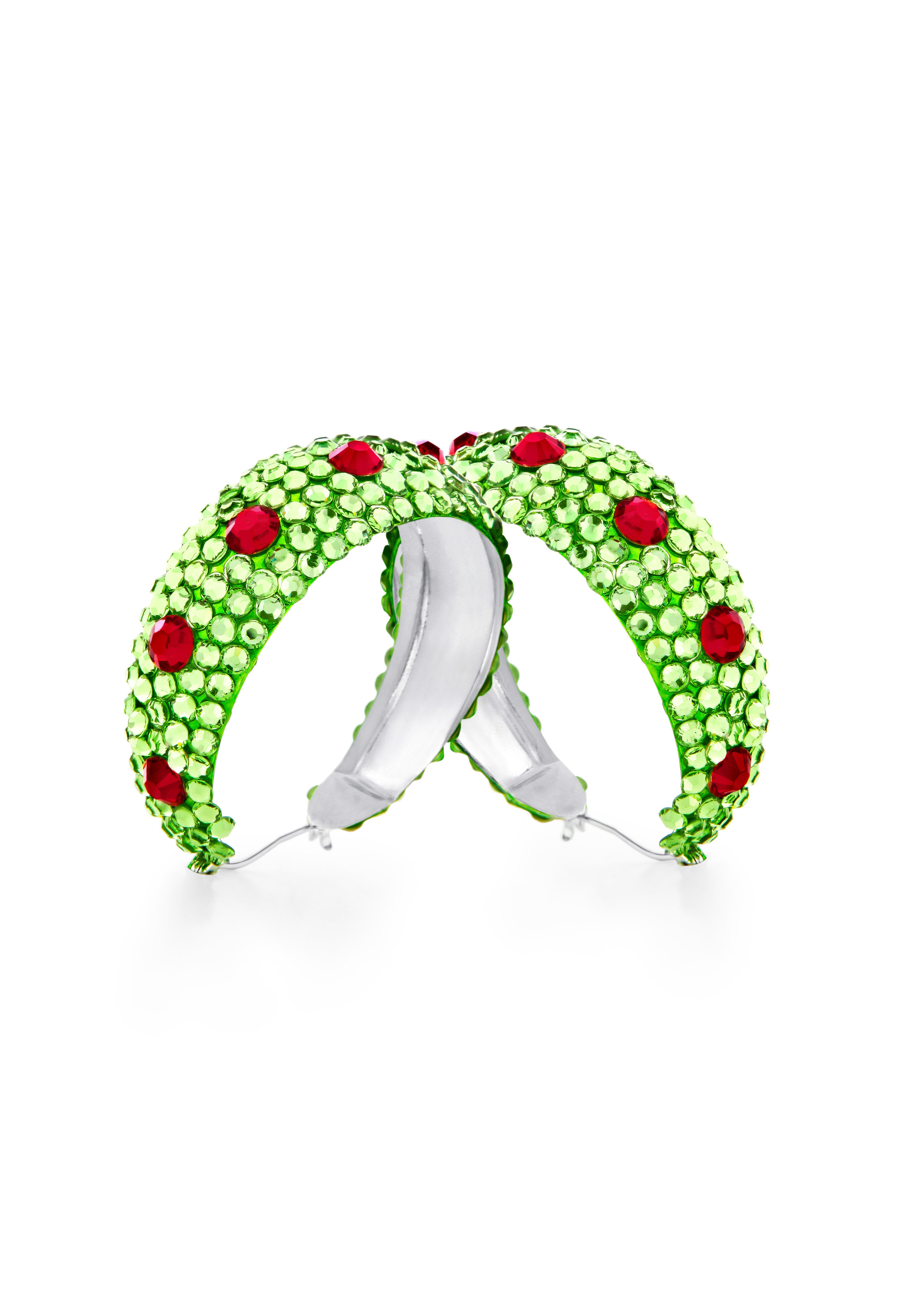 Zerlina Crystal Hoop Earrings HE/L PE PRLTSM-Peridot