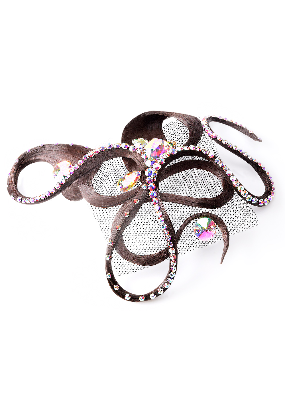 Taka Hypnotic Crystal Hair Piece HO-014-Dark Brown