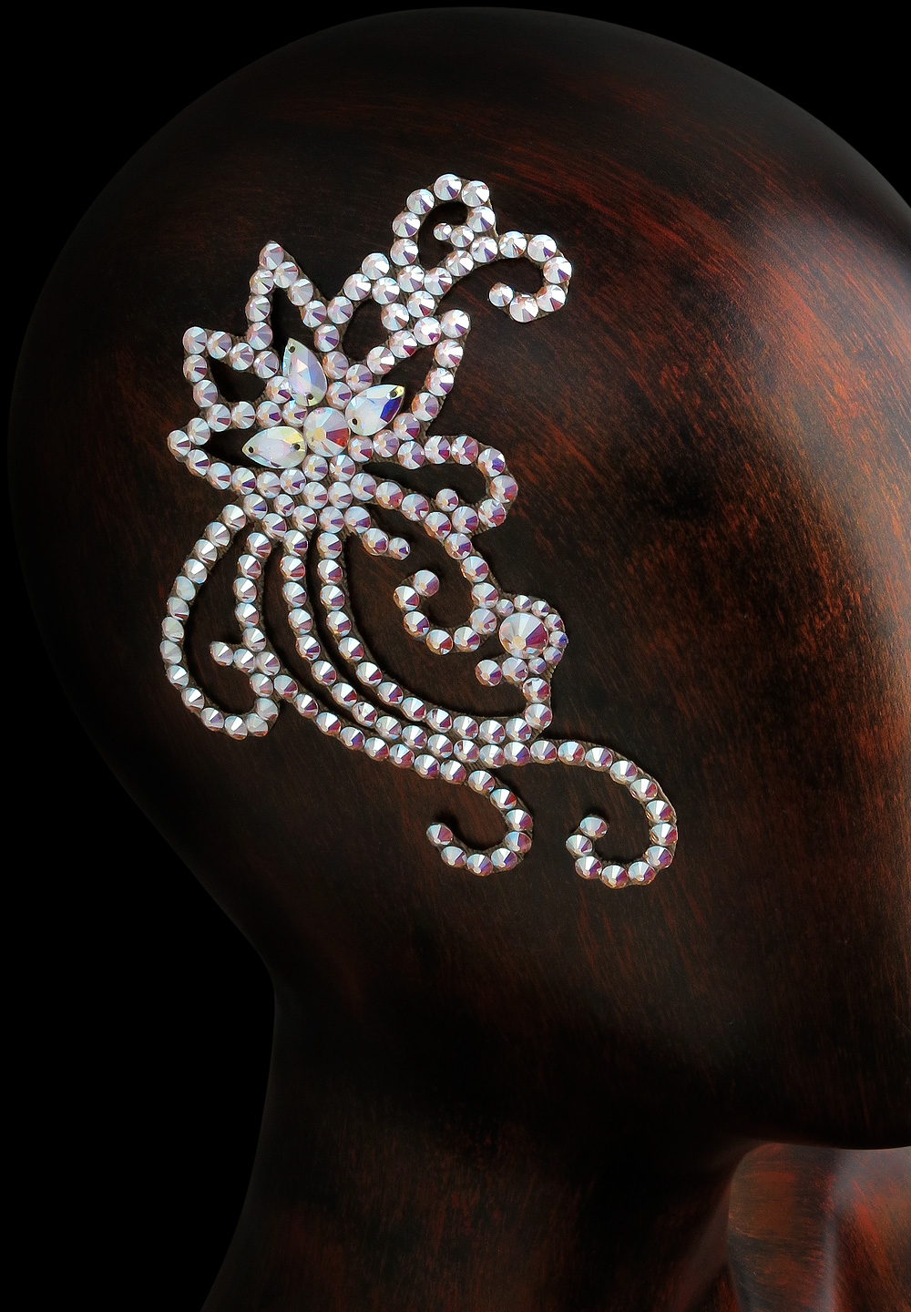 Verona Rhinestone Hairpiece HP-102-Crystal AB