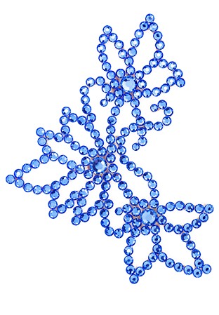 Verona Rhinestone Hairpiece HP-104-2-Sapphire