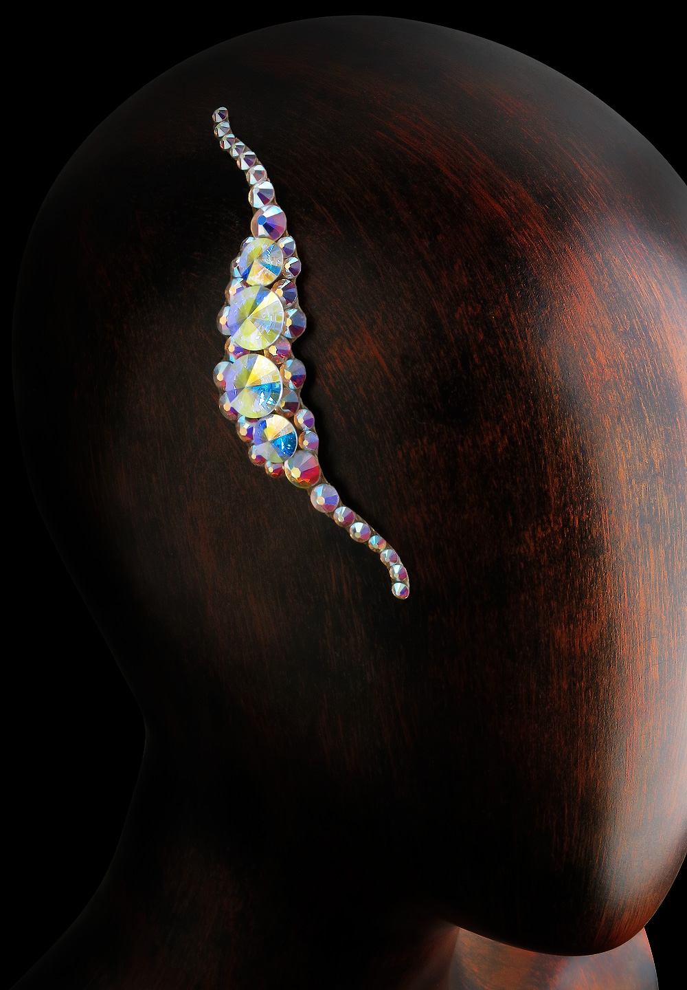 Verona Rhinestone HairDeco SD-110-Crystal AB