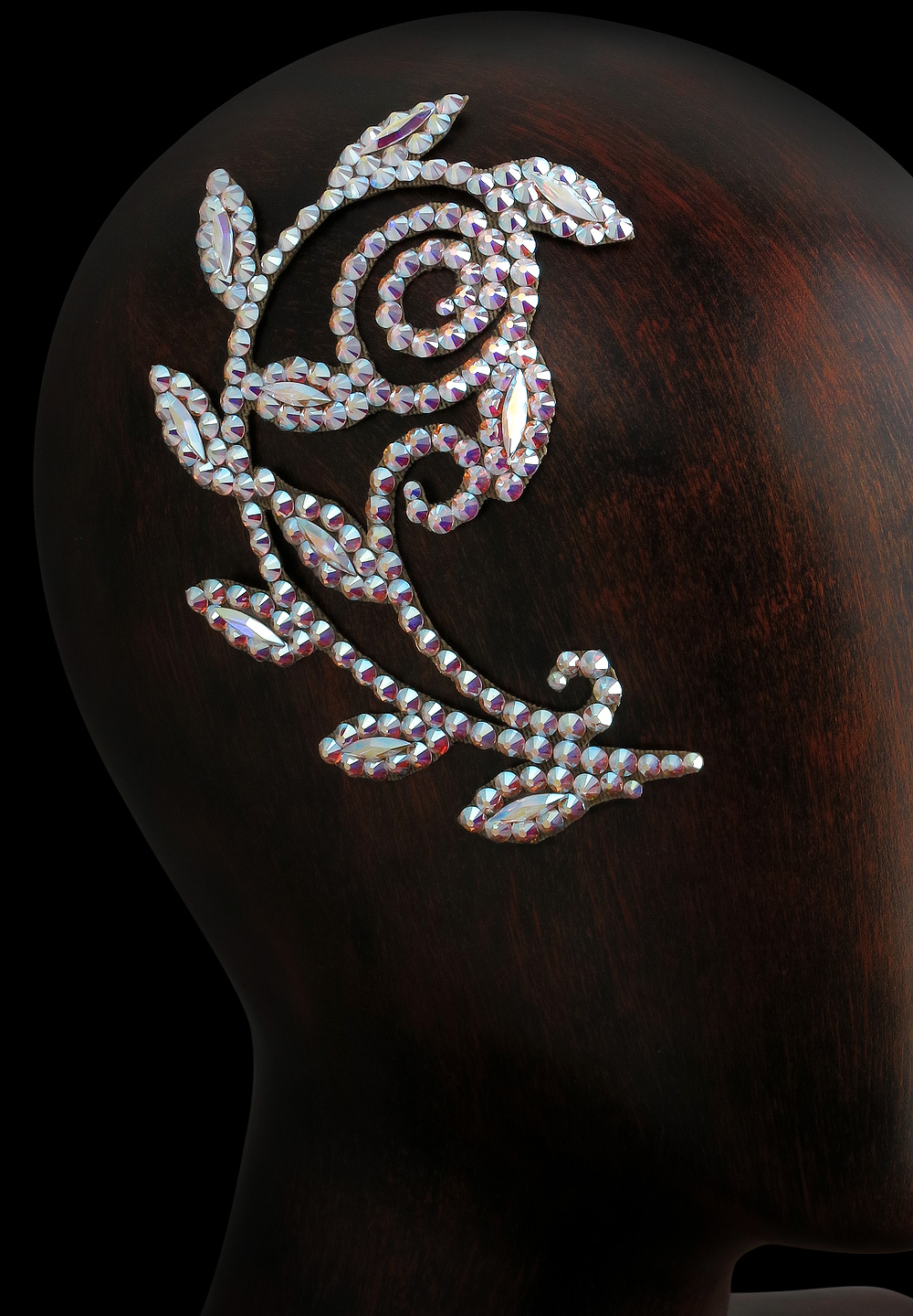 Verona Rhinestone Hairpiece CX130 Crystal AB-Crystal AB