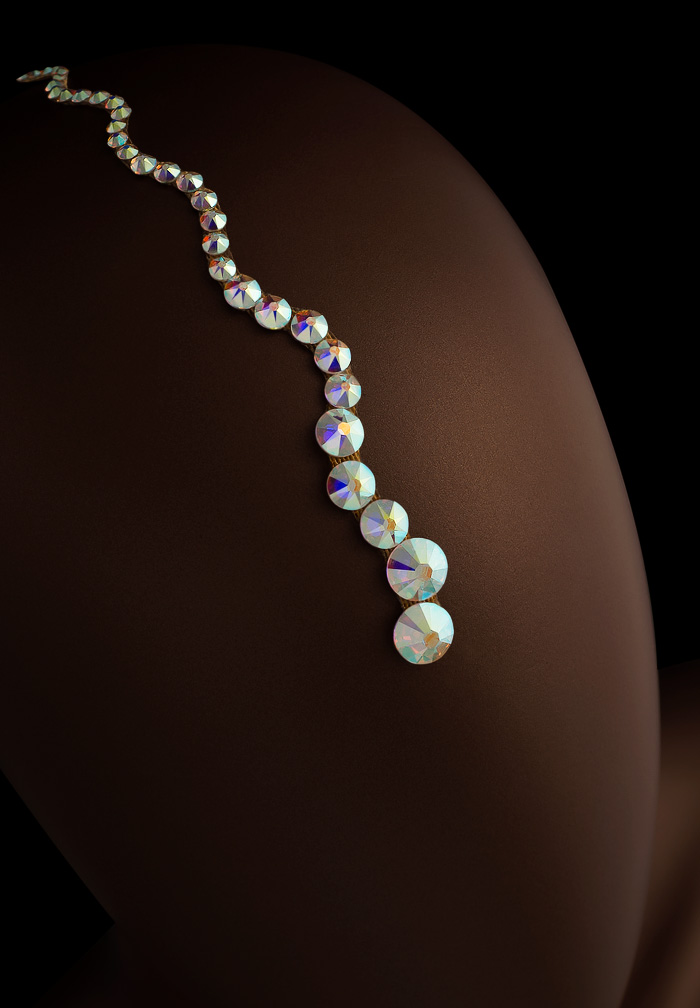 Verona Rhinestone Headpiece HD-301-Crystal AB