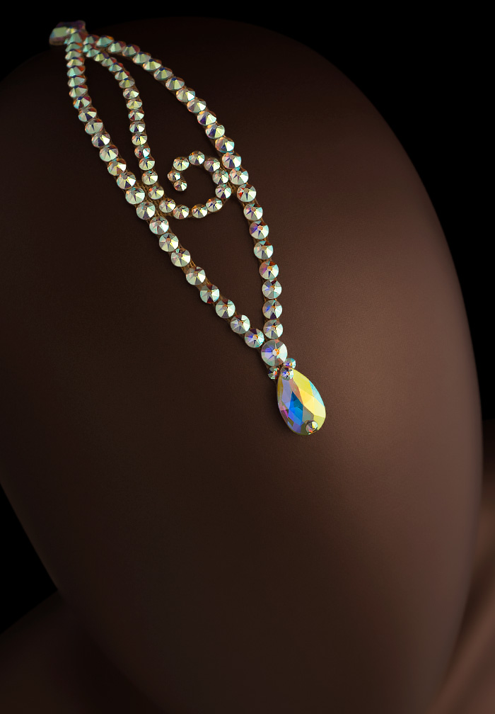 Verona Rhinestone Headpiece HD-304-Crystal AB