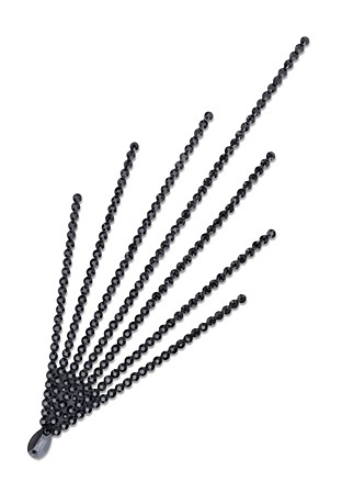 Verona Rhinestone Headpiece HD-307-2-Jet