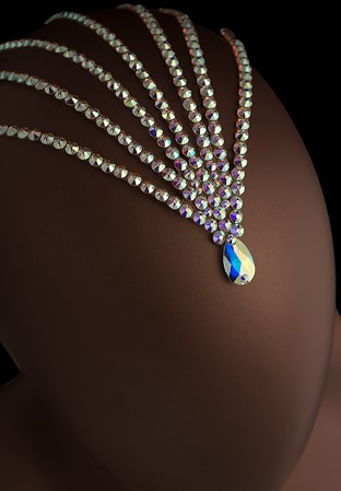 Verona Rhinestone Headpiece HD-307-Crystal AB
