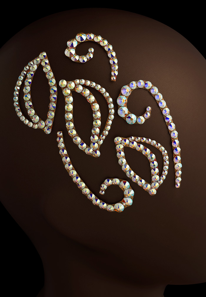 Verona Rhinestone Strips SD-314-Crystal AB