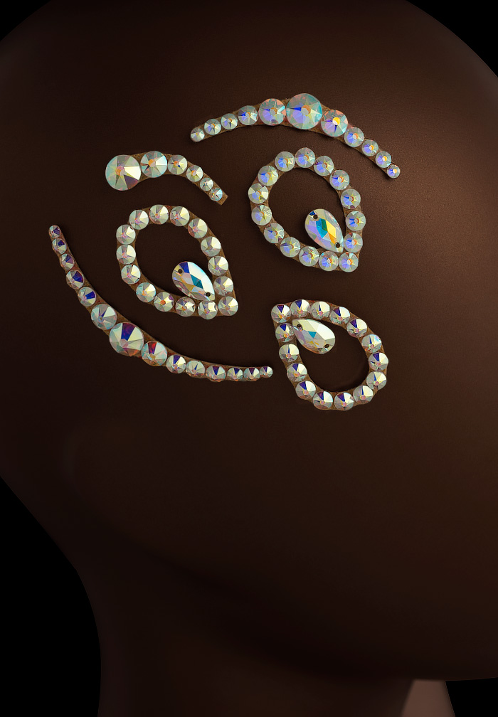 Verona Rhinestone Strips SD-315-Crystal AB