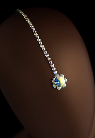 Verona Rhinestone Headpiece HD-366-Crystal AB