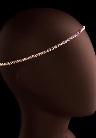 Verona Rhinestone Headpiece HD-371-Crystal AB