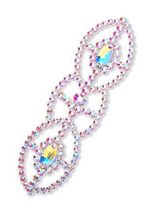 Verona Rhinestone Hairpiece HP-393-Crystal AB