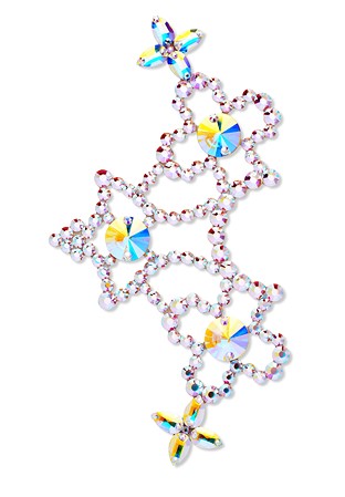 Verona Rhinestone Hairpiece HP-394-Crystal AB