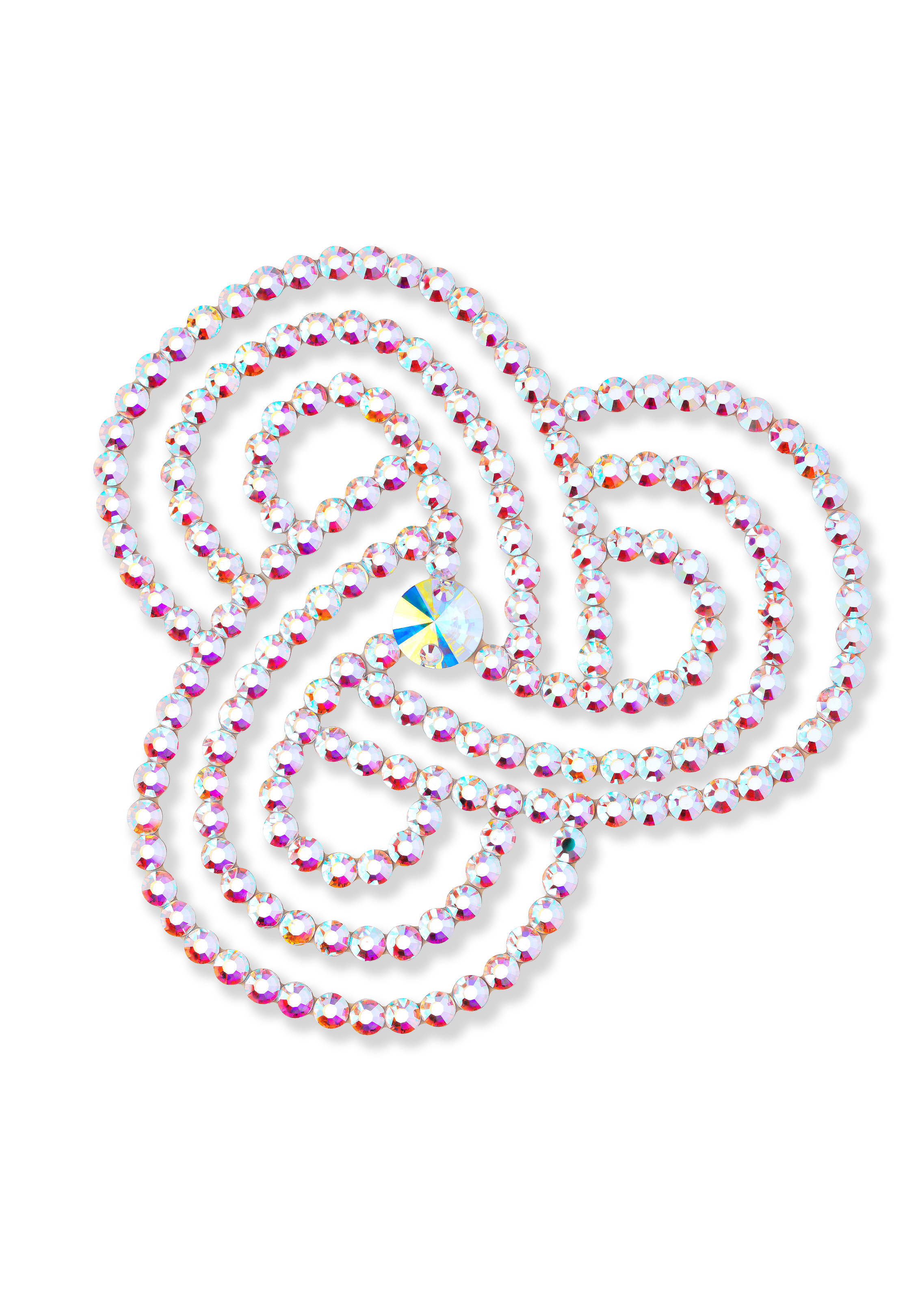 Verona Rhinestone Hairpiece HP-395-Crystal AB