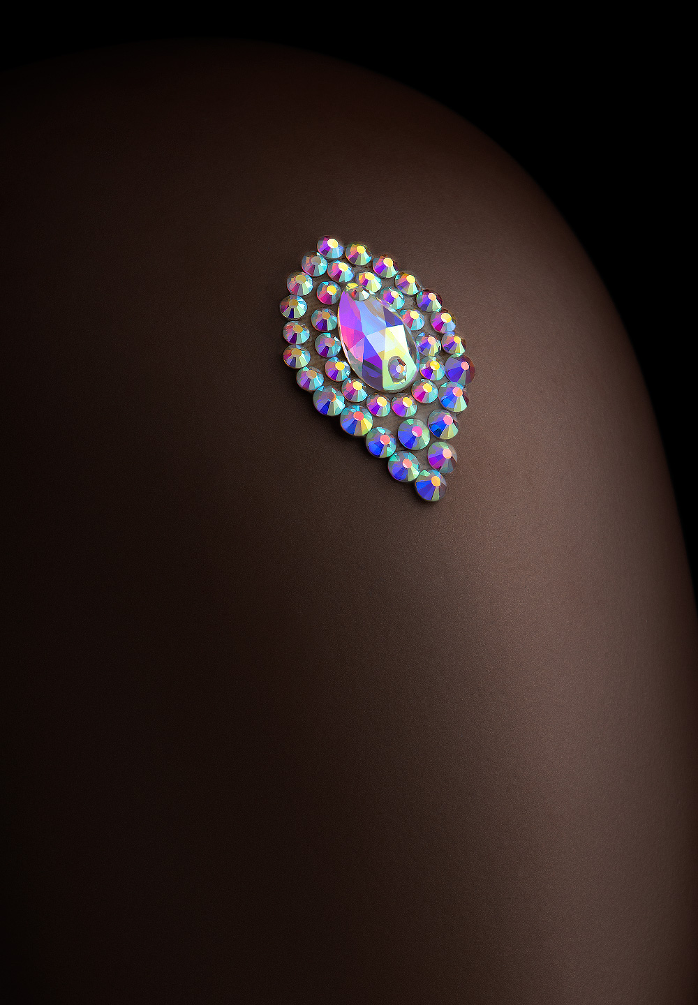 Verona Rhinestone HairDeco SD-907-Crystal AB