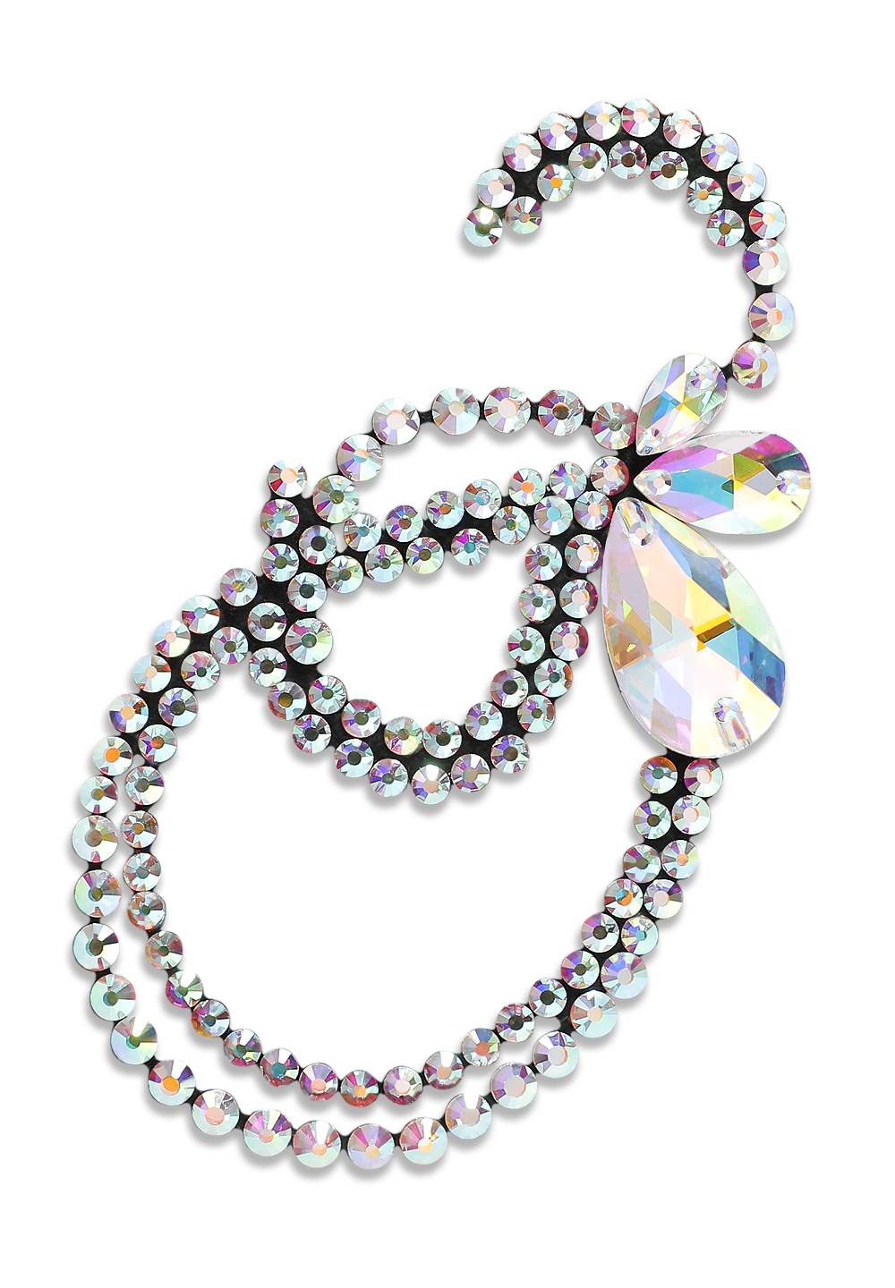 Verona Rhinestone Hairpiece HP-920-Crystal AB