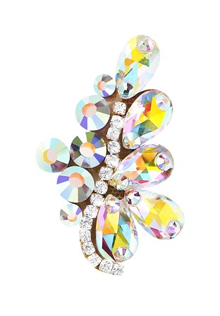 Verona Rhinestone HairDeco SD-931-Crystal AB