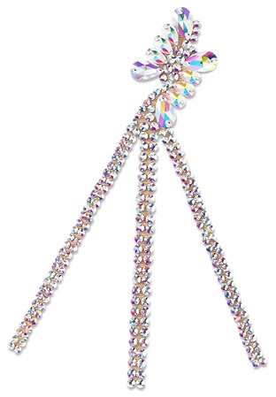 Verona Rhinestone Hairpiece HP-392-2-Crystal AB