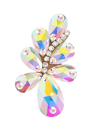 Verona Rhinestone HairDeco SD-935-Crystal AB