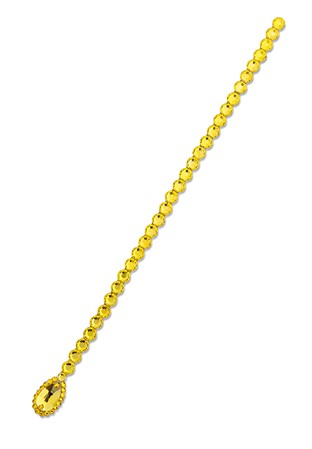 Verona Rhinestone Headpiece HD-922-1-Citrine