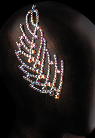 Verona Rhinestone Hairpiece HP-08-Crystal AB
