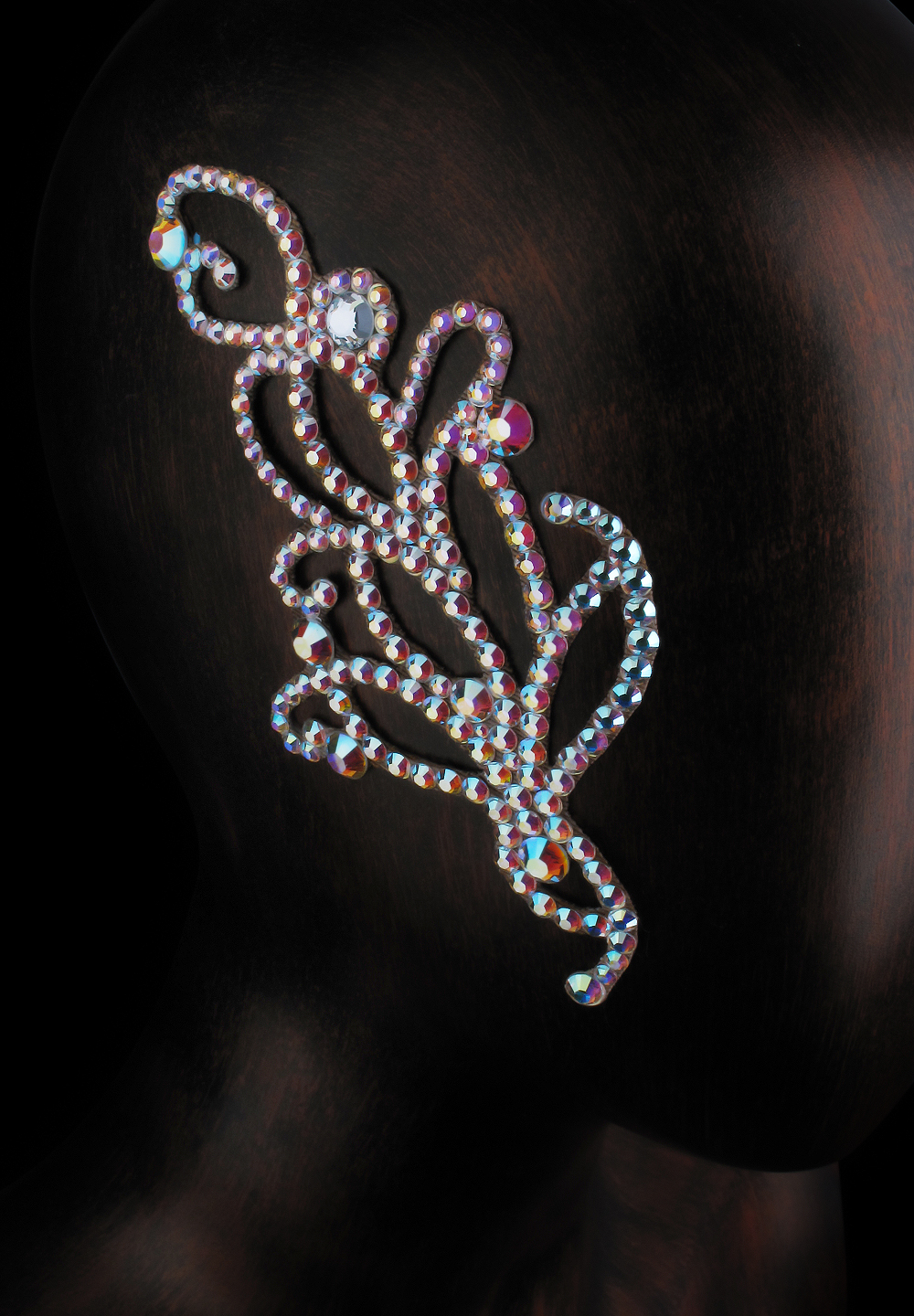 Verona Rhinestone Hairpiece HP-13-Crystal AB