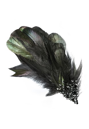 Zdenka Arko Jet Crystal Hairpiece HA11002-36-Jet / Dark Peacock
