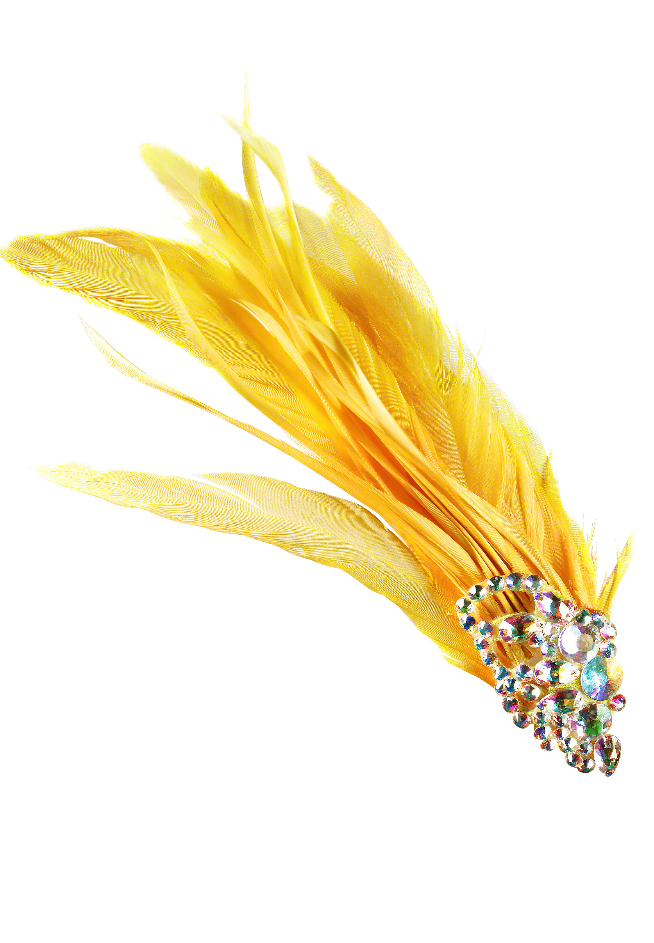 Zdenka Arko Yolk Rhinestone Hair Piece HA11006-40-York / Crystal AB