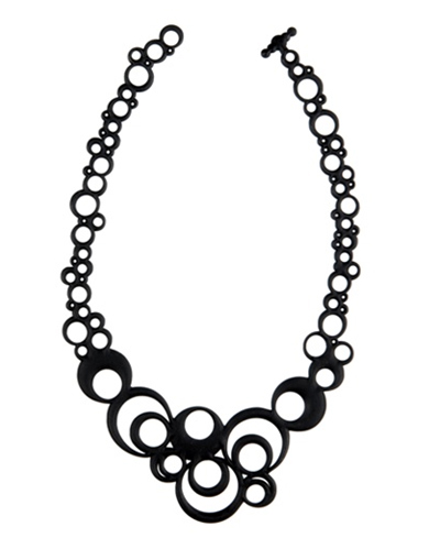Pelure Night Bubbles Necklace-Black