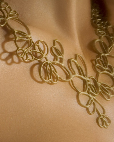 Pelure Petals Necklace-Gold