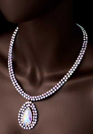 Serena Crystal Necklace DCX902-Crystal AB