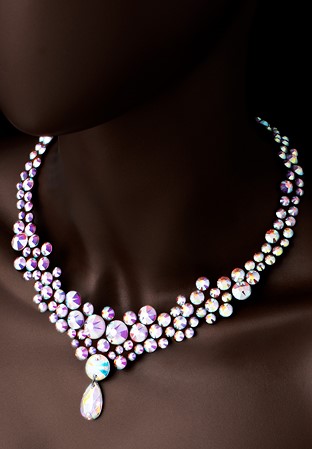 Serena Crystal Necklace NK-907-Crystal AB