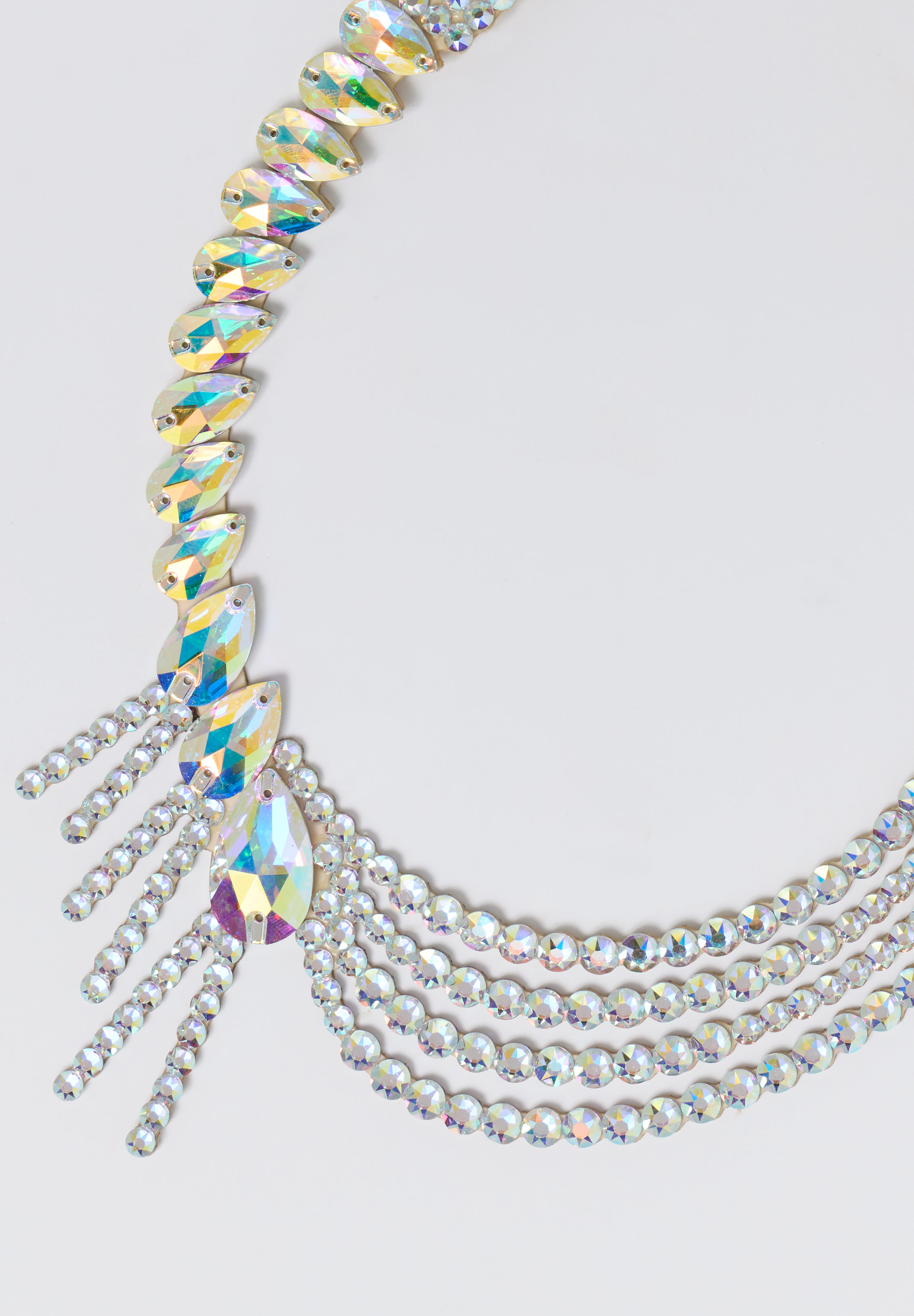 Serena Crystal Necklace NK-EM003-Crystal AB