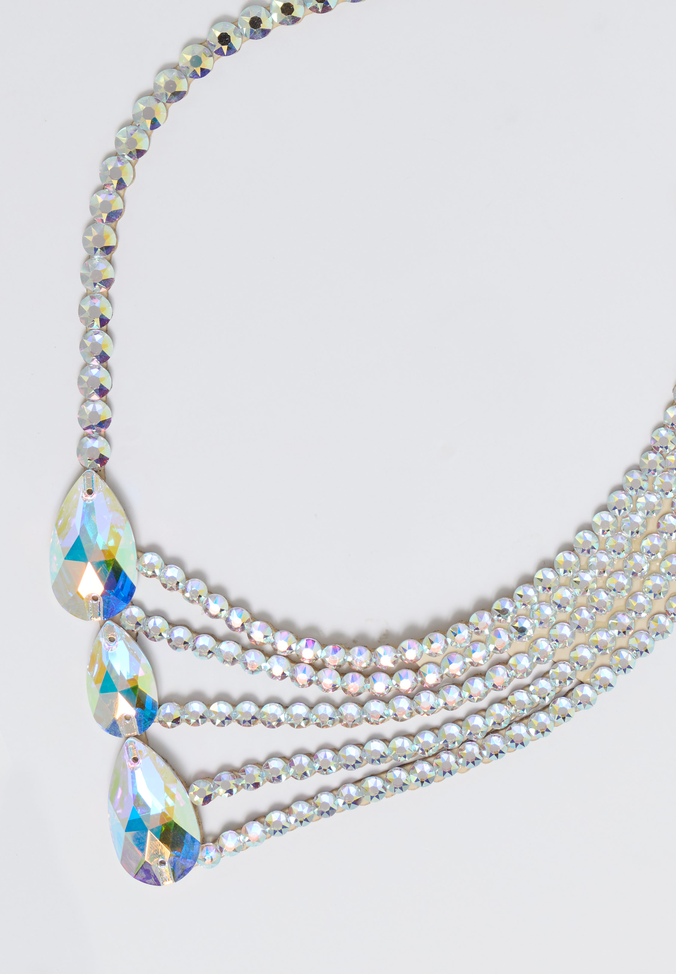 Serena Crystal Necklace NK-EM006-Crystal AB